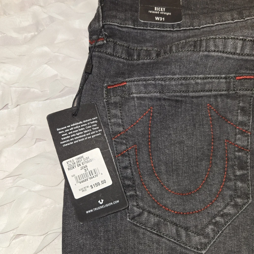 True Religion Men's Gray Jeans